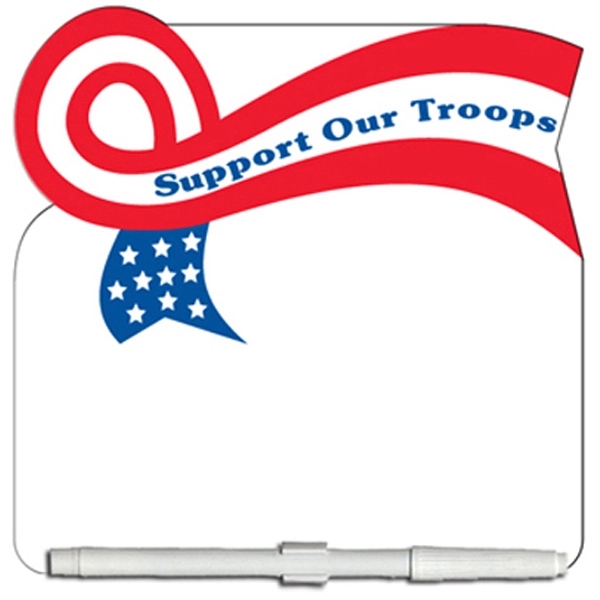 Horizontal ribbon shaped dry erase memo board with marker.... from ASI 67620 Lion Circle Corp / Lion/Circle