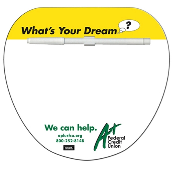 Palm leaf shaped dry erase memo board with marker.... from ASI 67620 Lion Circle Corp / Lion/Circle