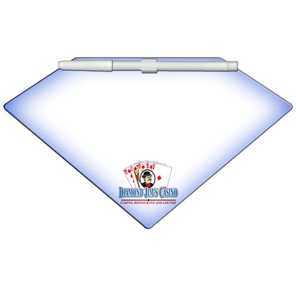 Diamond shaped dry erase memo board with marker.... from ASI 67620 Lion Circle Corp / Lion/Circle