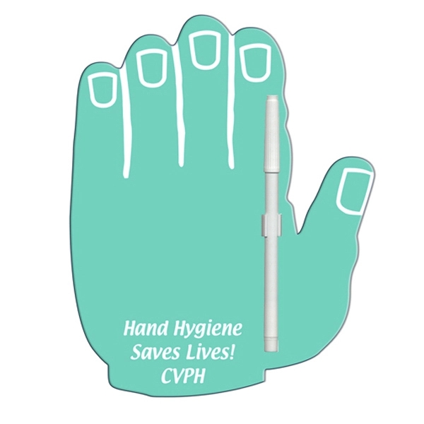 Hand shaped dry erase memo board with marker.... from ASI 67620 Lion Circle Corp / Lion/Circle
