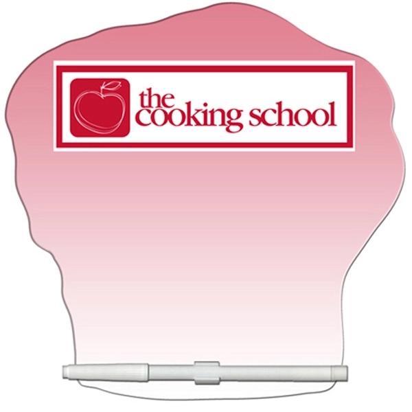 Chef hat shaped dry erase memo board with marker.... from ASI 67620 Lion Circle Corp / Lion/Circle