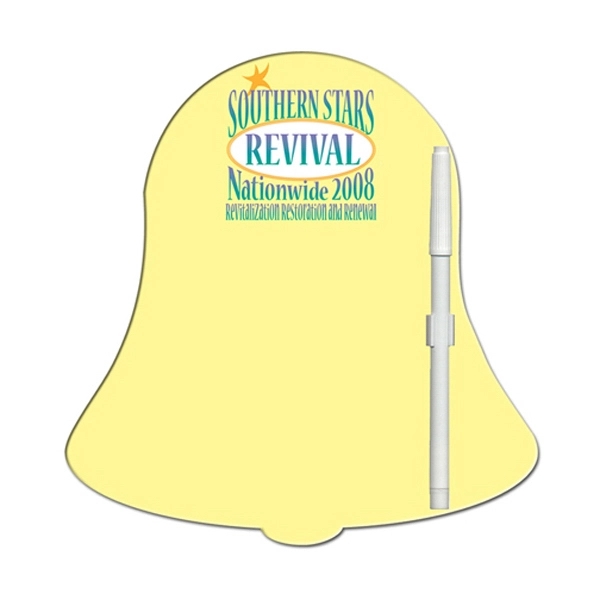 Bell shaped dry erase memo board with marker.... from ASI 67620 Lion Circle Corp / Lion/Circle