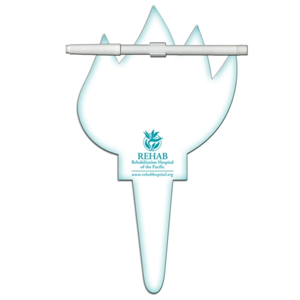 Torch shaped dry erase memo board with marker.... from ASI 67620 Lion Circle Corp / Lion/Circle