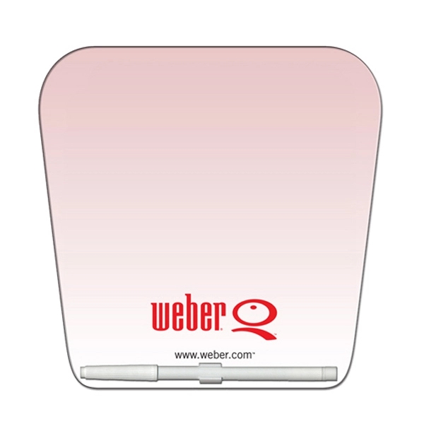 Tapered square shaped dry erase memo board with marker.... from ASI 67620 Lion Circle Corp / Lion/Circle