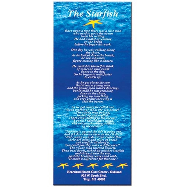 Bookmark, made of 16 pt. paperboard, 3" x 7".... from ASI 67620 Lion Circle Corp / Lion/Circle