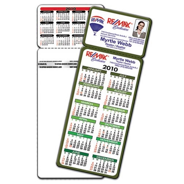 Stick up calendar. 3 3/8" x 8 3/4".... from ASI 67620 Lion Circle Corp / Lion/Circle