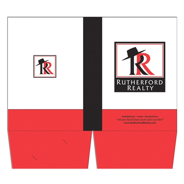 Presentation folder with two pockets and business card slits, 9" x... from ASI 67620 Lion Circle Corp / Lion/Circle