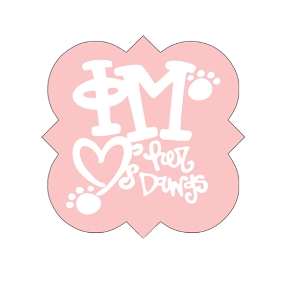 Square clover shaped hand fan without stick with a high gloss... from ASI 67620 Lion Circle Corp / Lion/Circle