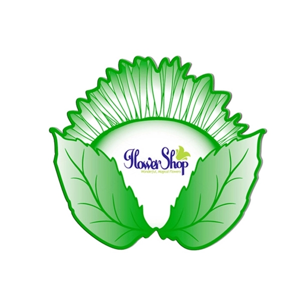 Sunflower shaped hand fan without stick with a high gloss finish.... from ASI 67620 Lion Circle Corp / Lion/Circle