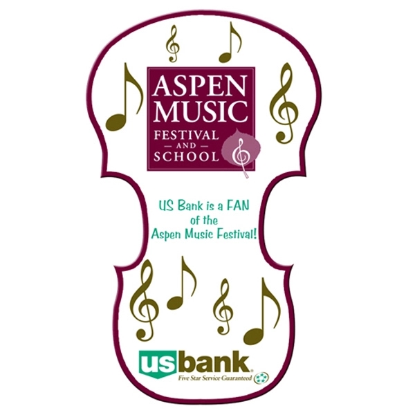 Violin shaped hand fan with a high gloss finish.... from ASI 67620 Lion Circle Corp / Lion/Circle