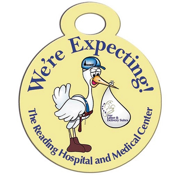 Stopwatch shaped hand fan without stick with a high gloss finish.... from ASI 67620 Lion Circle Corp / Lion/Circle