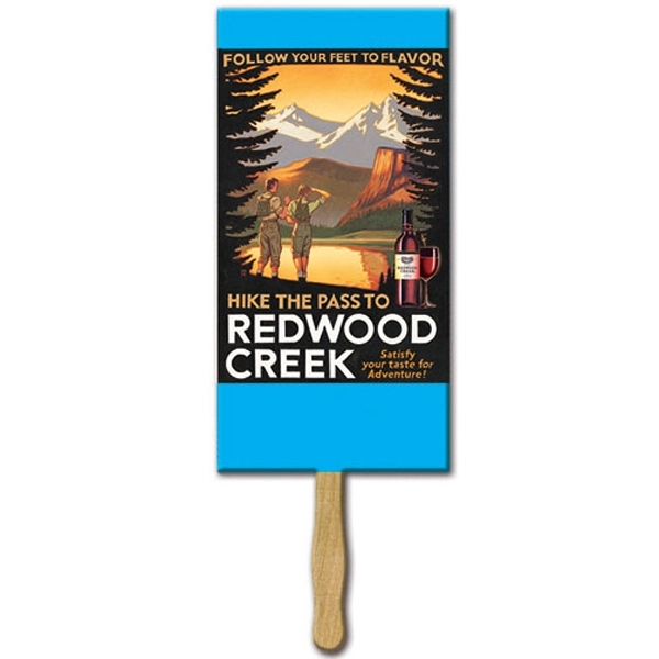 8" x 12" Rectangle hand sign on 12" stick, heavy 22... from ASI 67620 Lion Circle Corp / Lion/Circle