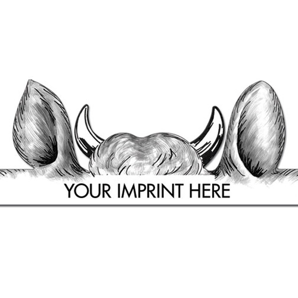 Cow headband made from 14 pt., high density, white poster board.... from ASI 67620 Lion Circle Corp / Lion/Circle