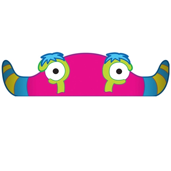 Monster eye headband made from 14 pt., high density, white poster... from ASI 67620 Lion Circle Corp / Lion/Circle