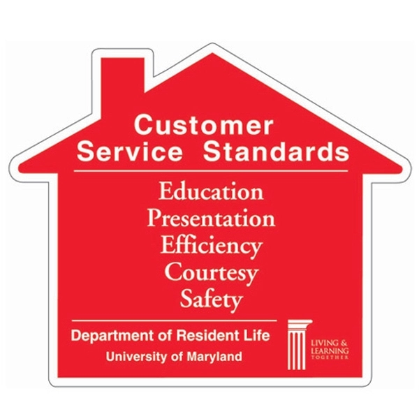 Large house shaped 20 mil magnet.... from ASI 67620 Lion Circle Corp / Lion/Circle