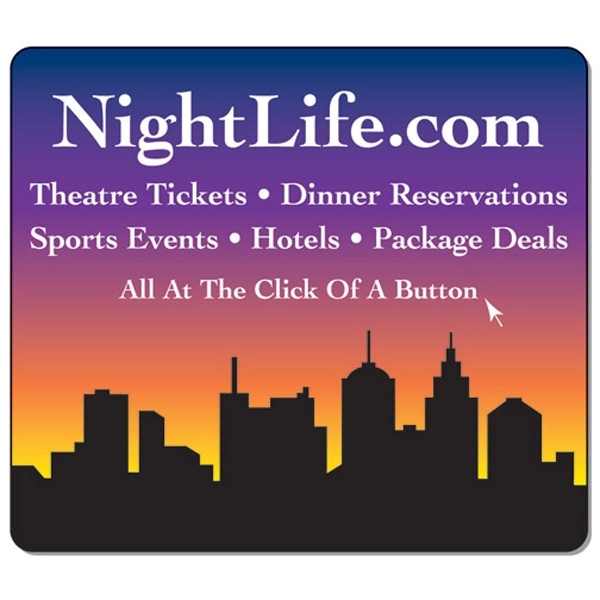 Large rectangle shape 30 mil magnetic memo holder with rounded corners.... from ASI 67620 Lion Circle Corp / Lion/Circle