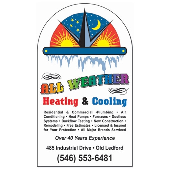 Magnetic memo holder with round top.... from ASI 67620 Lion Circle Corp / Lion/Circle