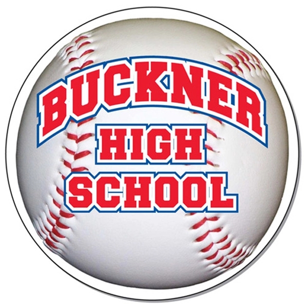 Large circle shape 20 mil magnetic memo holder.... from ASI 67620 Lion Circle Corp / Lion/Circle