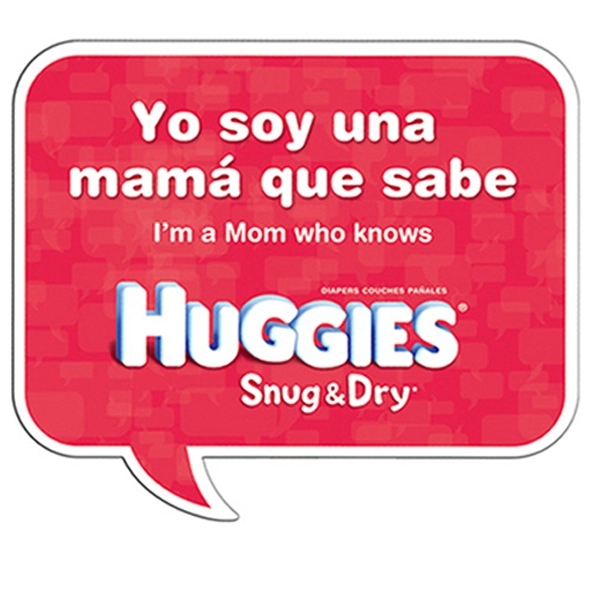 Square thought bubble shape paper window sign with suction cup (not... from ASI 67620 Lion Circle Corp / Lion/Circle