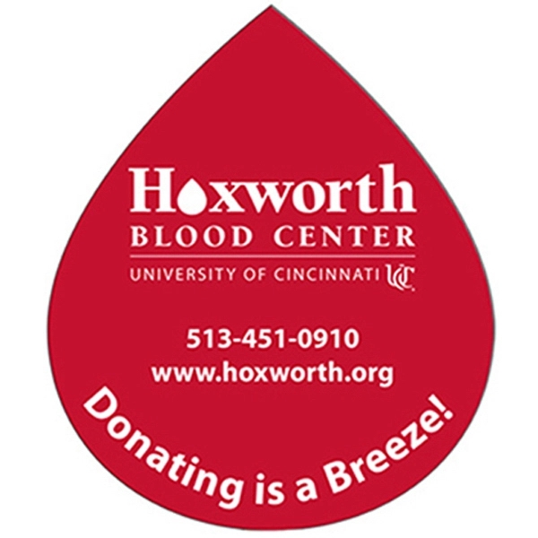 Tear drop shape paper window sign with suction cup (not attached).... from ASI 67620 Lion Circle Corp / Lion/Circle