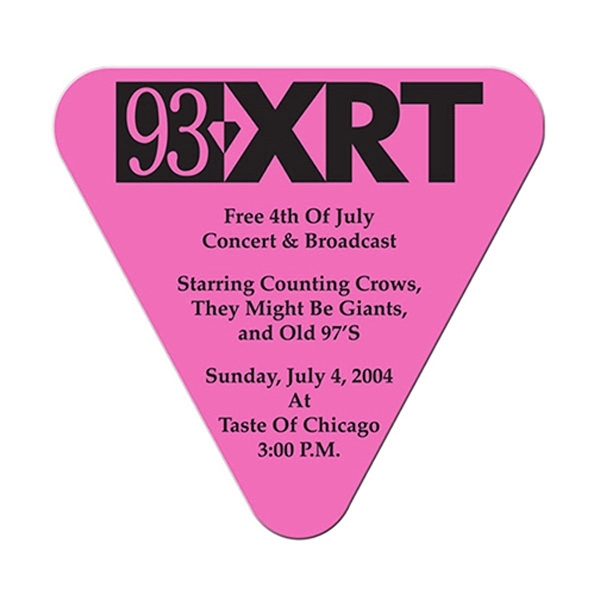 Triangle shape paper window sign with suction cup (not attached).... from ASI 67620 Lion Circle Corp / Lion/Circle