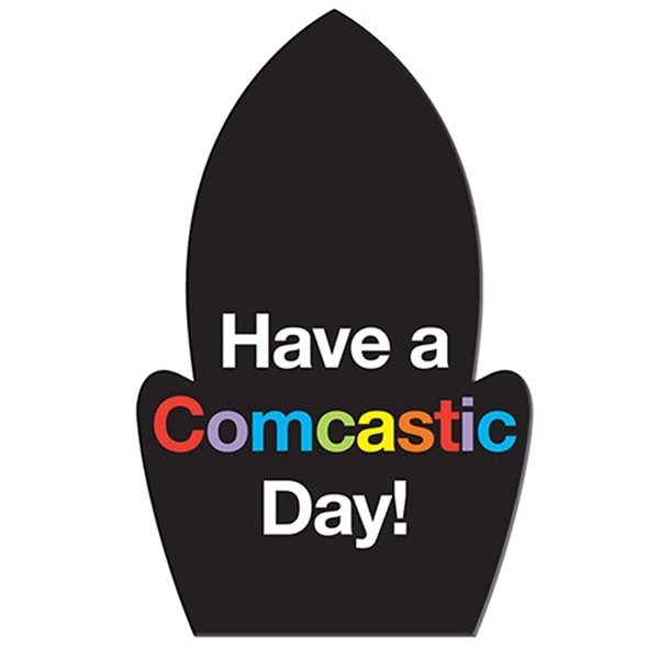 Rocket shape paper window sign with suction cup (not attached).... from ASI 67620 Lion Circle Corp / Lion/Circle