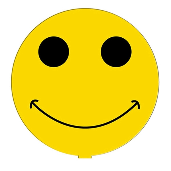Smiley face shape paper window sign with suction cup (not attached).... from ASI 67620 Lion Circle Corp / Lion/Circle