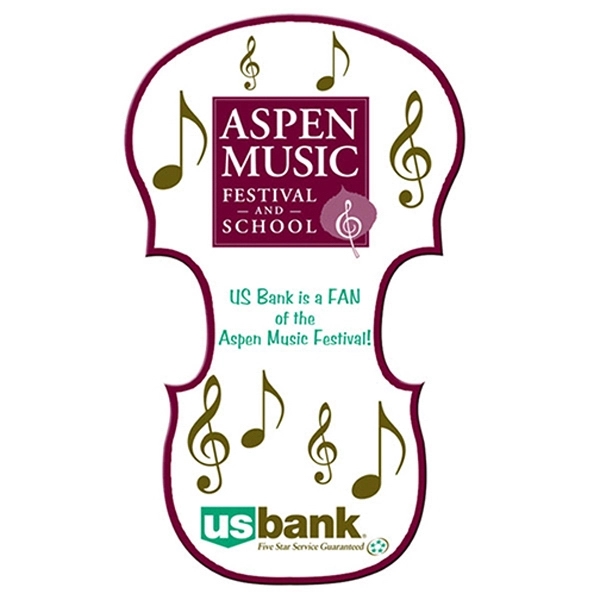 Violin shape paper window sign with suction cup (not attached).... from ASI 67620 Lion Circle Corp / Lion/Circle