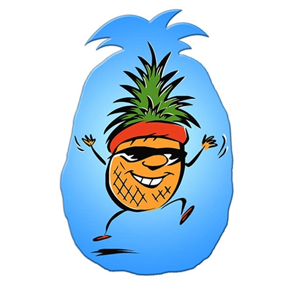Pineapple shape paper window sign with suction cup (not attached).... from ASI 67620 Lion Circle Corp / Lion/Circle
