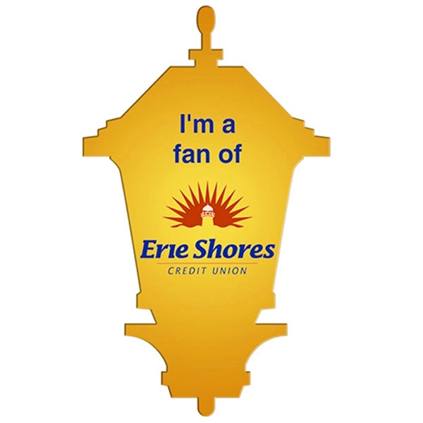 Lamp shape paper window sign with suction cup (not attached).... from ASI 67620 Lion Circle Corp / Lion/Circle