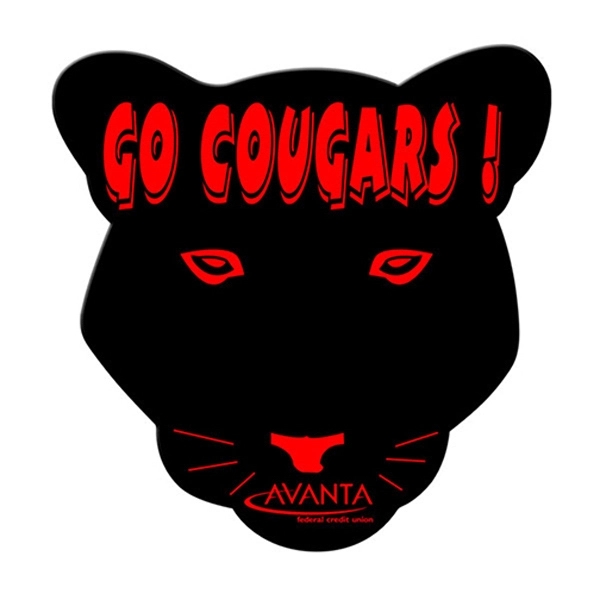 Cougar shape paper window sign with suction cup (not attached).... from ASI 67620 Lion Circle Corp / Lion/Circle
