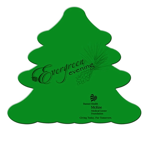 Evergreen tree shape paper window sign with suction cup (not attached).... from ASI 67620 Lion Circle Corp / Lion/Circle