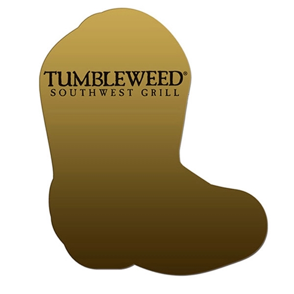 Boot shape paper window sign with suction cup (not attached).... from ASI 67620 Lion Circle Corp / Lion/Circle