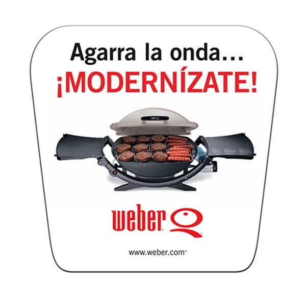 Tapered square shape paper window sign with suction cup (not attached).... from ASI 67620 Lion Circle Corp / Lion/Circle