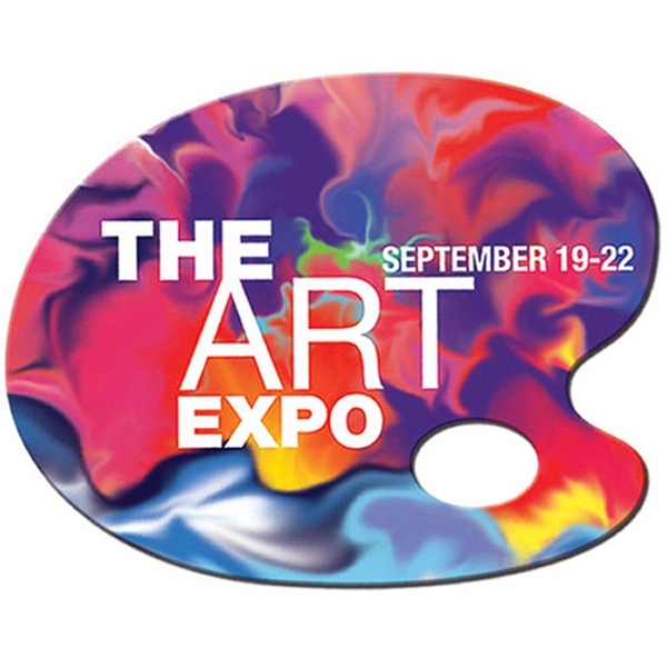 Artist pallet shape paper window sign with suction cup (not attached).... from ASI 67620 Lion Circle Corp / Lion/Circle