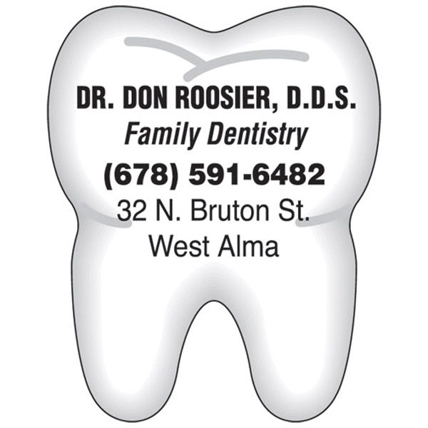 Tooth shape magnetic memo holder.... from ASI 67620 Lion Circle Corp / Lion/Circle