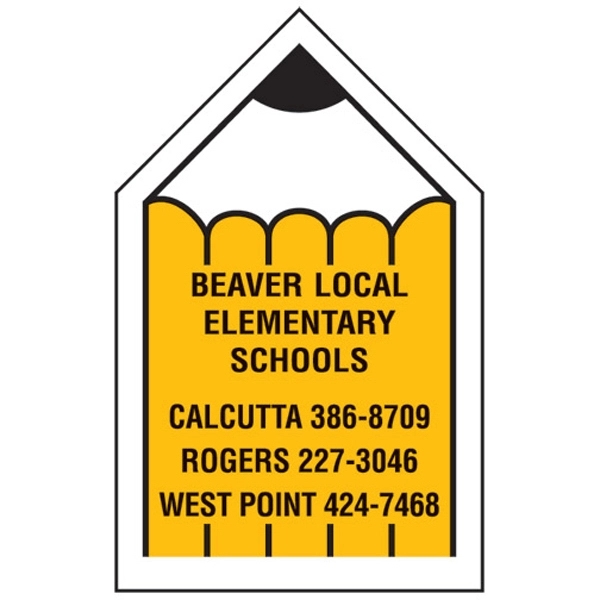 Pencil shape magnetic memo holder.... from ASI 67620 Lion Circle Corp / Lion/Circle