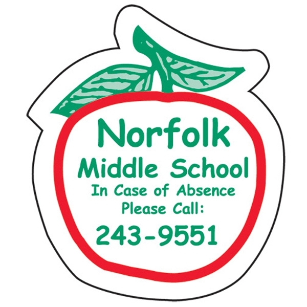 Apple shape magnetic memo holder.... from ASI 67620 Lion Circle Corp / Lion/Circle