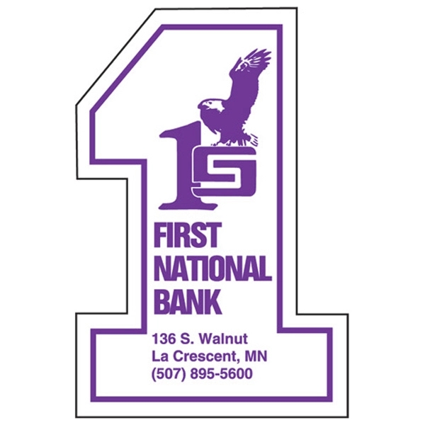 Number one shape magnetic memo holder.... from ASI 67620 Lion Circle Corp / Lion/Circle