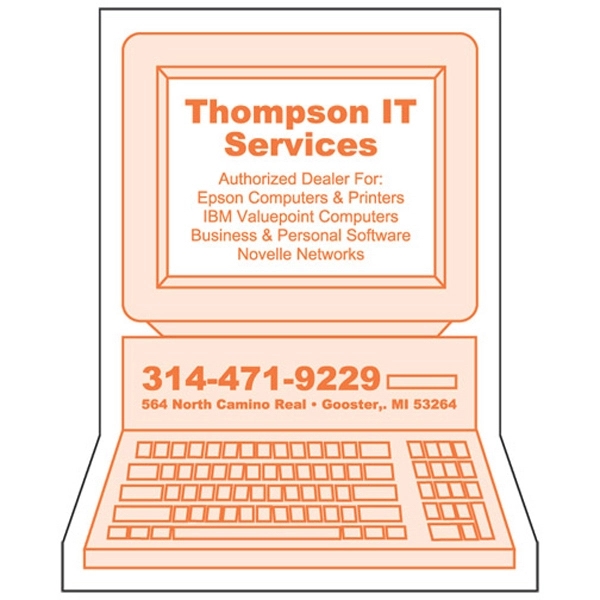 Computer shape magnetic memo holder.... from ASI 67620 Lion Circle Corp / Lion/Circle