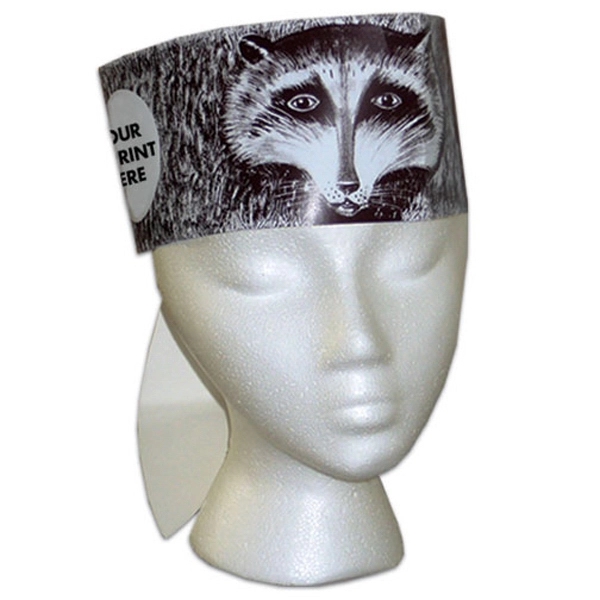 Raccoon hat made from 14 pt., high density, white poster board.... from ASI 67620 Lion Circle Corp / Lion/Circle