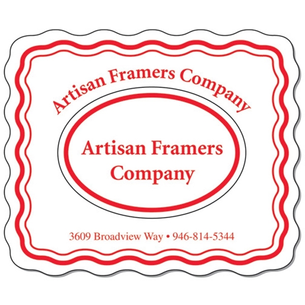 Magnetic photo frame with oval and wavy edges, 0.020 thickness.... from ASI 67620 Lion Circle Corp / Lion/Circle