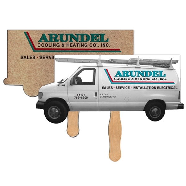 Moving truck shaped fan is laminated on front with a high... from ASI 67620 Lion Circle Corp / Lion/Circle