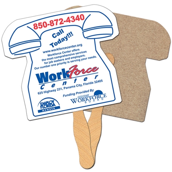 Telephone shaped fan is laminated on front with a high gloss... from ASI 67620 Lion Circle Corp / Lion/Circle