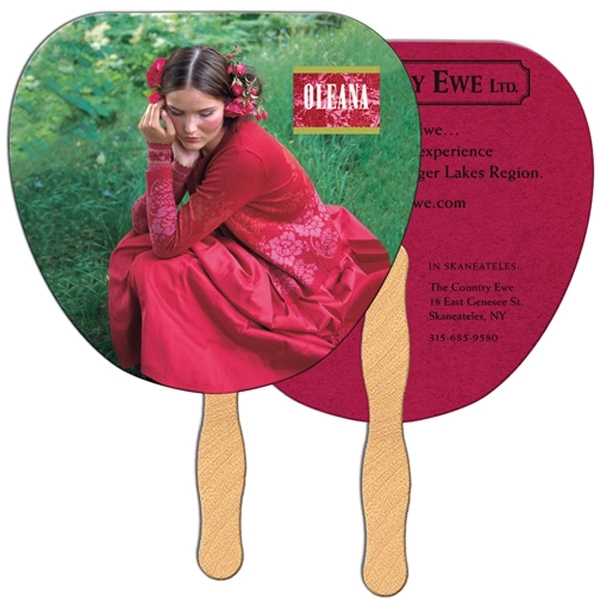 Palm leaf shaped fan is laminated on front with a high... from ASI 67620 Lion Circle Corp / Lion/Circle