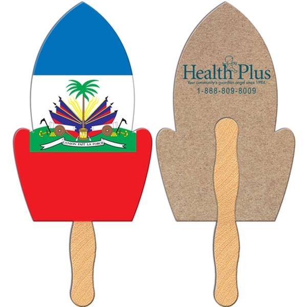 Rocket shaped fan is laminated on front with a high gloss... from ASI 67620 Lion Circle Corp / Lion/Circle