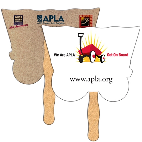 Wagon shaped fan is laminated on front with a high gloss... from ASI 67620 Lion Circle Corp / Lion/Circle