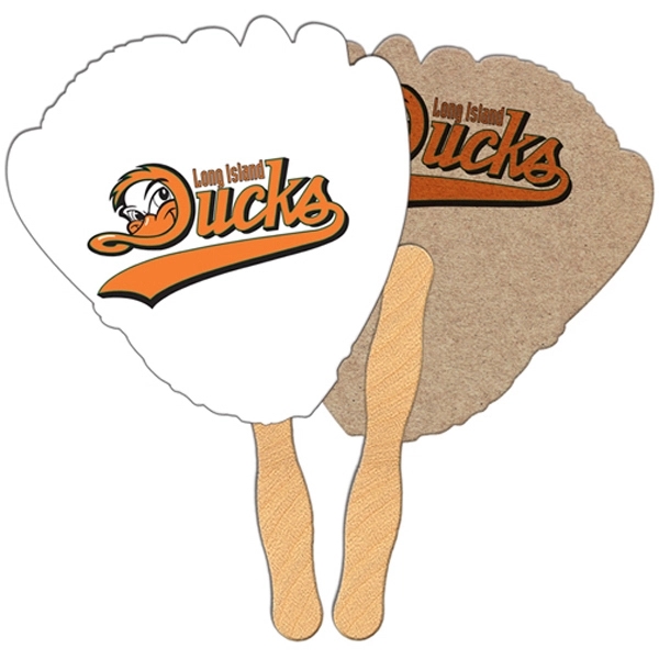 Glove shaped fan is laminated on front with a high gloss... from ASI 67620 Lion Circle Corp / Lion/Circle