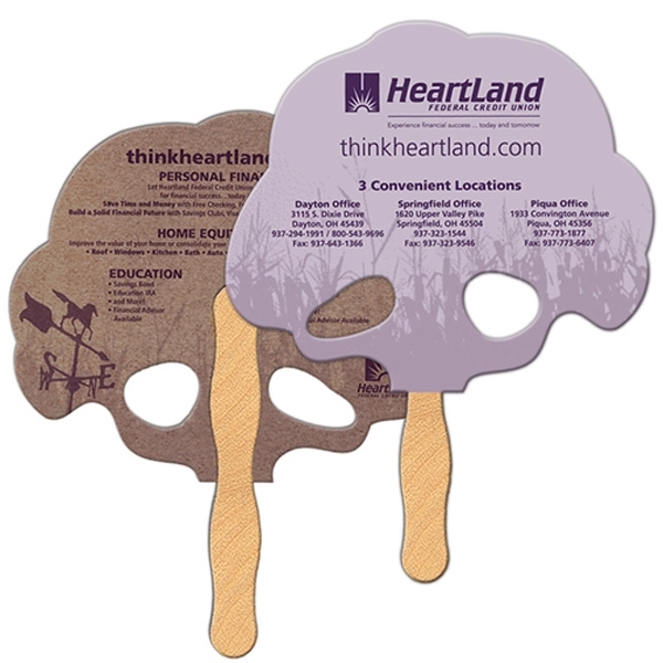 Tree shaped fan is laminated on front with a high gloss... from ASI 67620 Lion Circle Corp / Lion/Circle