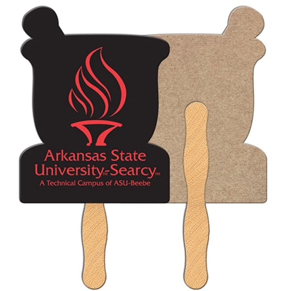 Mortar and pestle shaped fan is laminated on front with a... from ASI 67620 Lion Circle Corp / Lion/Circle